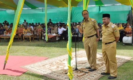 Silaturahmi Dengan Masyarakat Tapung, Bupati Minta Perusahaan Berkalaborasi Dengan Pemerintah Bangun